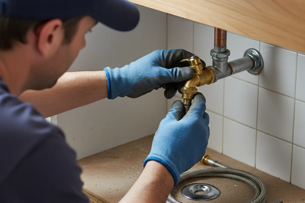 Shutoff valve and fitting work during Repiping in Bulpitt